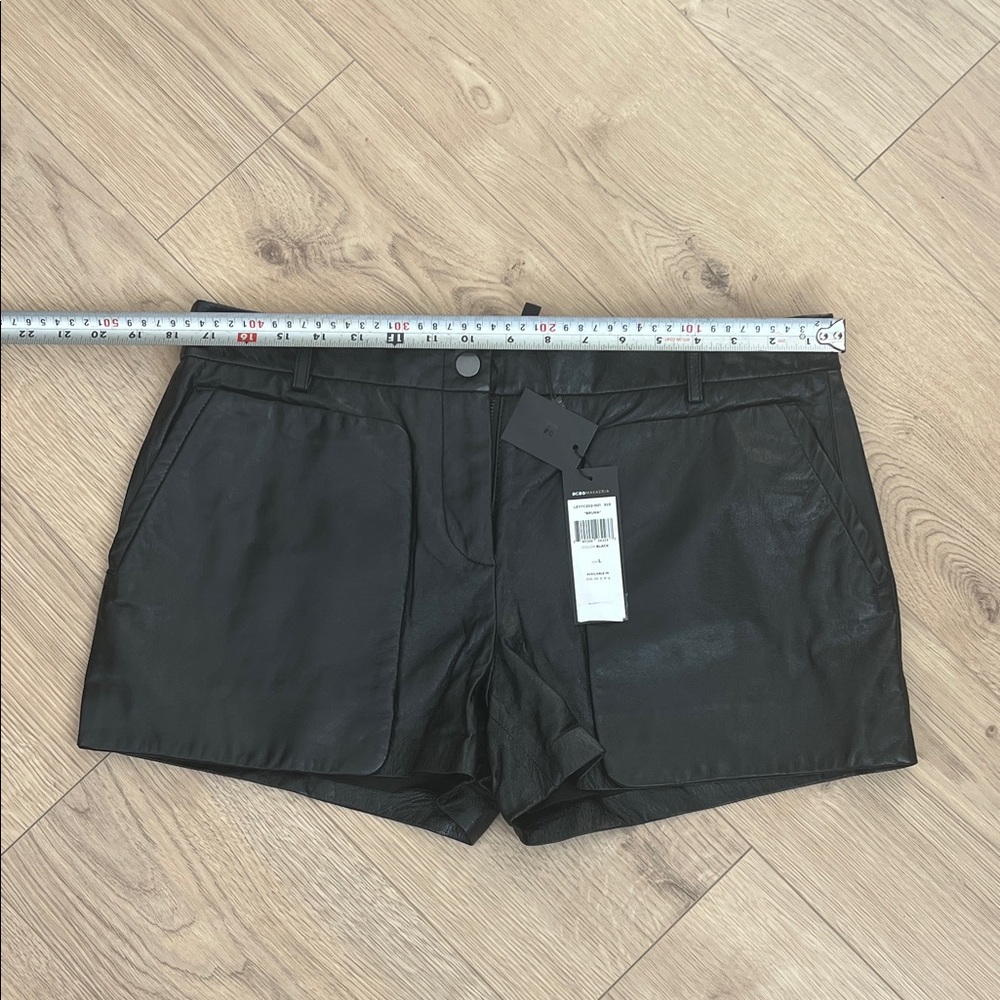 BCBGMaxAzria High Waist Charcoal Shorts